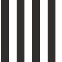 Just Kitchens Awning Stripe Wallpaper Black Galerie G67521