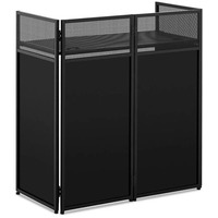 DJ Combi Booth System with Carry Bag and Black and White Lycra Panels