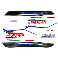 Velocifero Blue Full Sticker Set