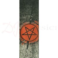 Planet Waves Straps - Stoned Leather Strap Colour Pentagram