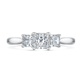 Click to view product details and reviews for Classic Princess Cut Trilogy Diamond Ring 100cts.