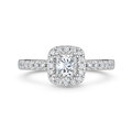 Click to view product details and reviews for Princess Cut Halo Diamond Ring 125cts.