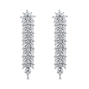 Diamond Drop Earrings 724ct