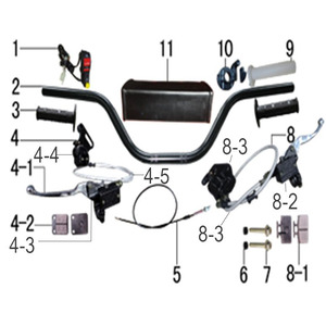 M2r 50r Complete Rear Brake Assembly