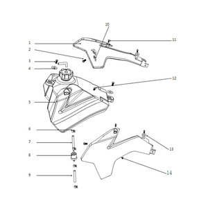 Funbikes Petrol Mxr Dirt Bike Fuel Line 2