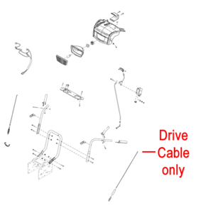 Stiga 1812 2126 01 Drive Cable For The Stiga Snow Blizzard And Snow Prisma