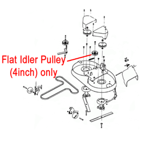 Dr Replacement Flat Idler Pulley 4 Dr151271