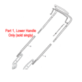 Click to view product details and reviews for Mountfield Black Lower Handle S421r 381007048 0.