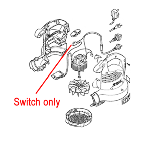 Stihl Start Stop Switch Bge71 Blower 4811 435 0300