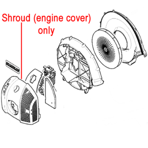 Stihl Shroud Engine Cover Br500 Br550 Br600 4282 700 2102