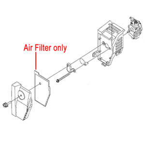 Gardencare Air Filter Bv26 Blower Gc1e34fb61