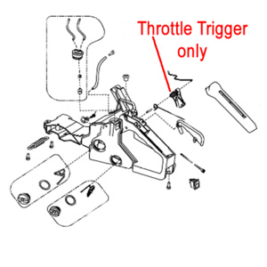 Mitox Chainsaw Throttle Trigger Miyd38 30300 7