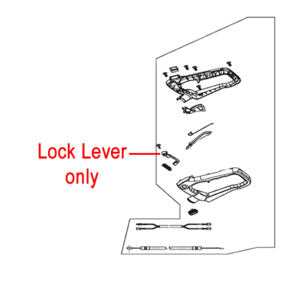 Gardencare Hedgetrimmer Lock Lever Gcgjb25d0500 6