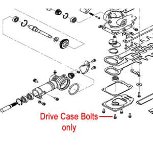 5 X Genuine Mitox Drive Case Bolts Migb907413 M4x14