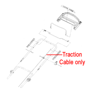 Genuine Hayter R48 Traction Drive Cable 110 9162