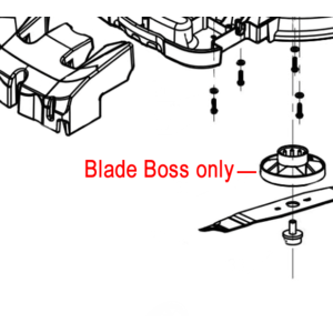 Cobra Gtrm Electric Mower Blade Boss 1414005