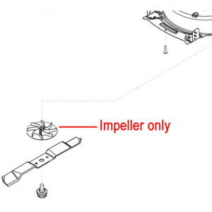 Al Ko Lawnmower Impeller Blade Boss 470181