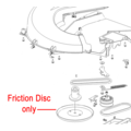 Click to view product details and reviews for Hayter Harrier Spirit Friction Disc 410057w.