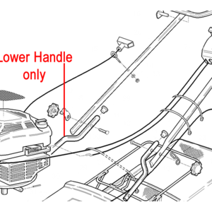 Hayter Harrier 48 Lower Handle 480168w