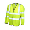 Click to view product details and reviews for Uc802 High Vis Yellow Long Sleeve Vest.