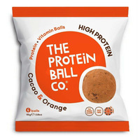 The Protein Ball Company Cacao & Orange Balls 45g - Pack of 10