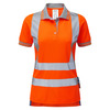 Click to view product details and reviews for Pulsar Pr701 Ladies Short Sleeved High Vis Orange Polo Shirt.