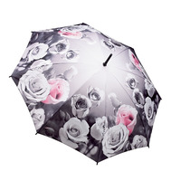 Antique Rose Folding Umbrella