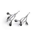 Click to view product details and reviews for Kiss Me Under The Mistletoe Hook Earrings In Silver Default Title.