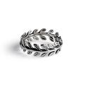 Click to view product details and reviews for Royal Fern Leaf Ring In Silver M.