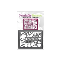 Printable Heaven die - With Deepest Sympathy (1pc)