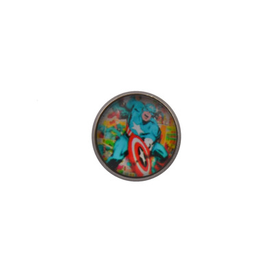 Comic Book Captain America Lapel Pin Badge