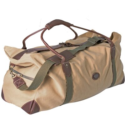 Rogue Canvas Travel Bag / Holdall - Sand / Olive - Sand