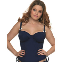 Curvy Kate Plain Sailing Tankini Top Ink