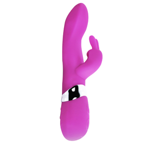 Silicone G-Spot Rabbit Vibrator Pink