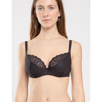 Maison Lejaby Velvet Padded Demi-Cup Bra