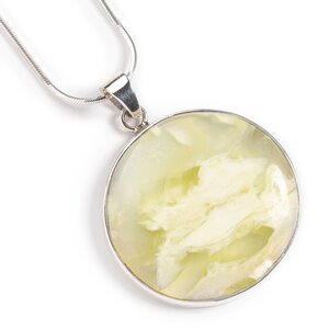 Natural Serpentine Necklace Natural Designer Gemstone 16 42cm