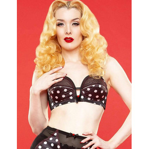 Playful Promises Bettie Page Spot Overwire Bra