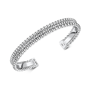 Rox Orbit Beaded Torque Bangle