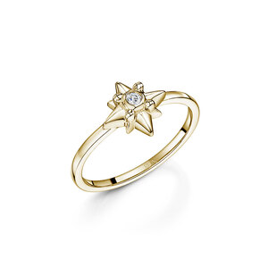 Rox Celestial Gold Vermeil Plated Star Ring L