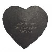 Heart Slate Cheese Board