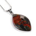 Click to view product details and reviews for Red Brecciated Jasper Necklace Natural Designer Gemstone 16 42cm.