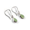 Click to view product details and reviews for Teardrop Hook Earrings In Silver And Aventurine Default Title.