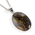 Click to view product details and reviews for Indonesian Moss Agate Necklace Natural Designer Gemstone 16 42cm.