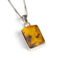 Click to view product details and reviews for Genuine Baltic Amber With Insect Inclusion Necklace Natural Designer Gemstone 16 42cm.