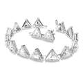 Click to view product details and reviews for Swarovski Millenia Bracelet Spike Triangle Cut Crystals White Rhodium Plated 5600864.