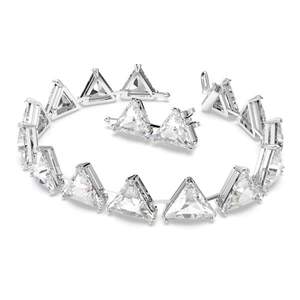 Swarovski Millenia Bracelet Spike Triangle Cut Crystals White Rhodium Plated 5600864