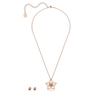 Swarovski Stella Set White Rose Gold Tone Plated 5622730