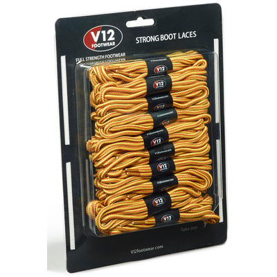 V12 Yellow Safety Boot Laces