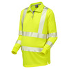 Click to view product details and reviews for Leo Pm08 Yarnacott Maternity High Vis Polo Shirt Yellow.