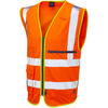Click to view product details and reviews for Leo W24 Foreland High Vis Vest With Tablet Pocket.